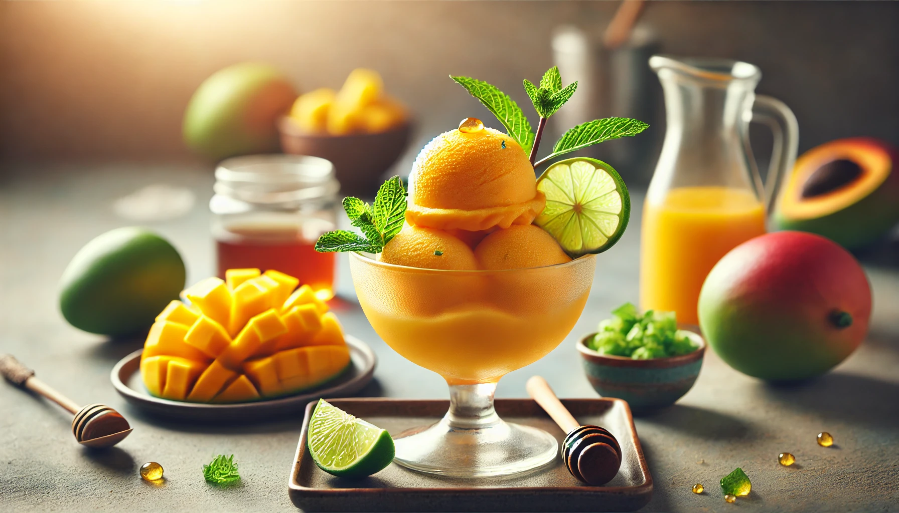 Easy Mango Sorbet Recipe